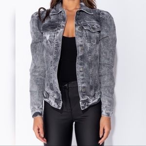 Denim jacket black